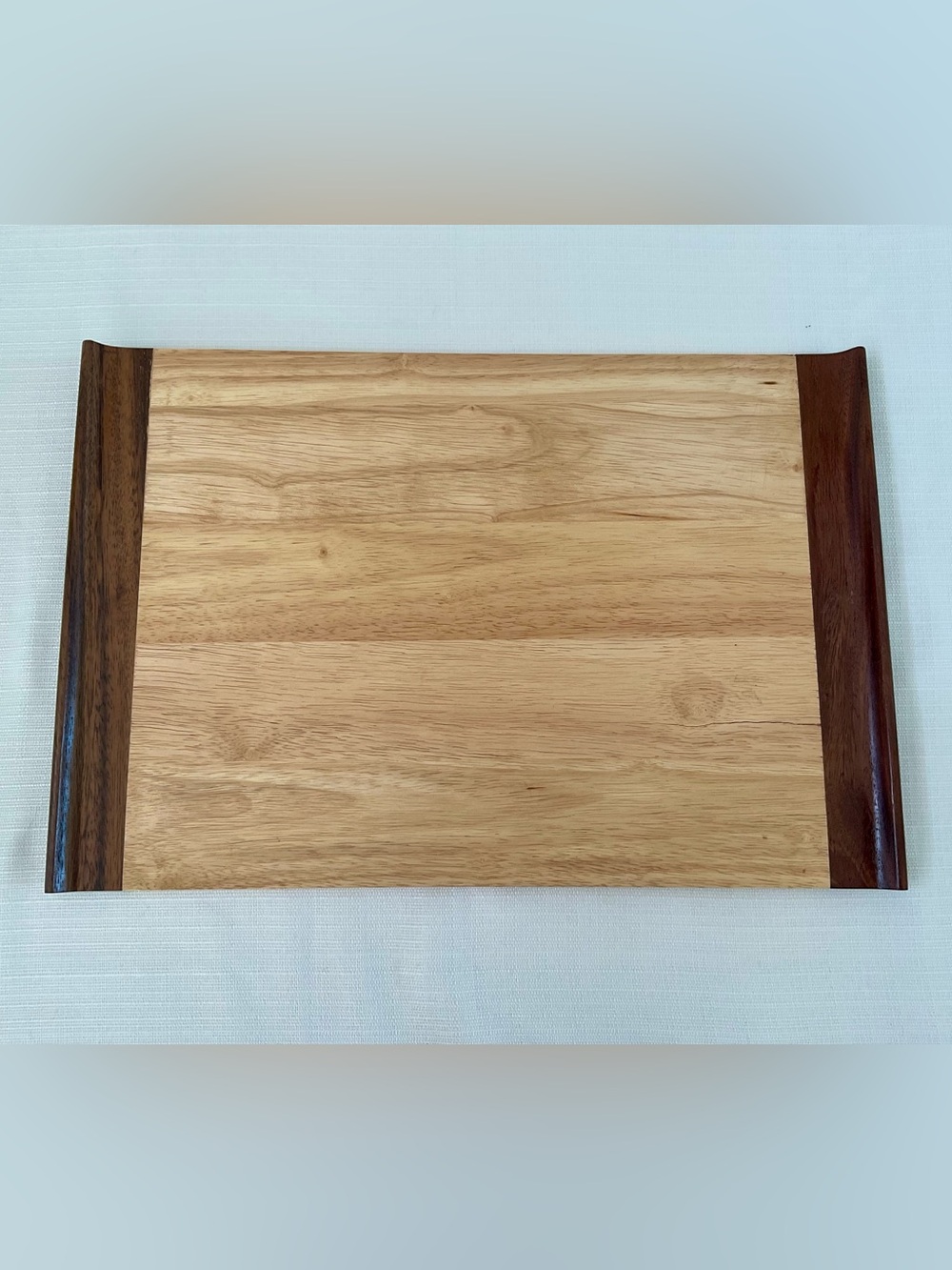 VINTAGE DANSK Blonde/Dark Teak Serving Tray